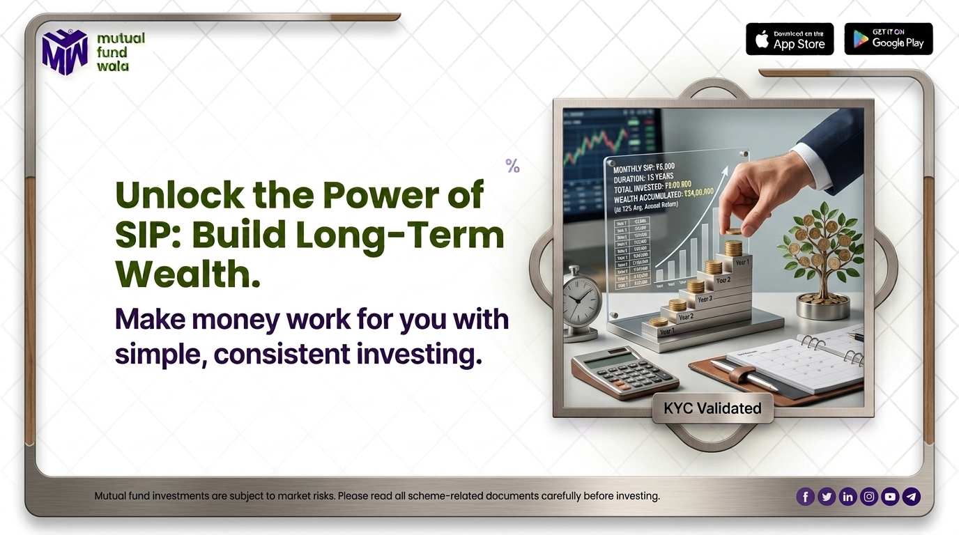 SIP investment in mutual funds with monthly investment and estimated returns calculation