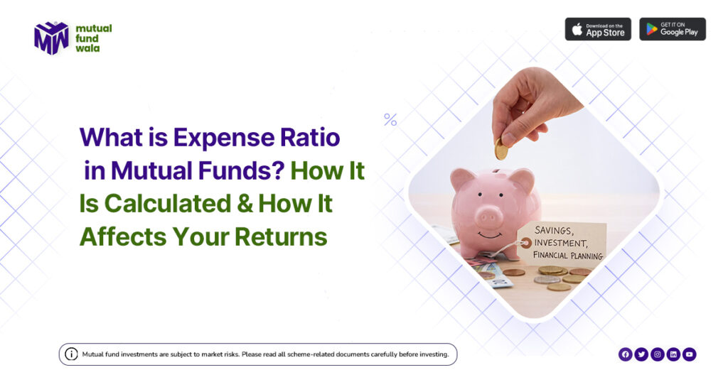 Expense ratio in mutual funds explained
